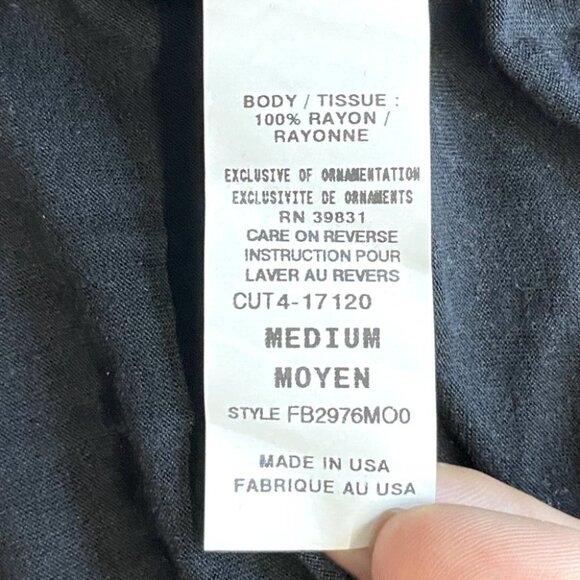 5/$25 XOXO Black Mock Neck Short Sleeve Mini Dress M - Picture 8 of 12